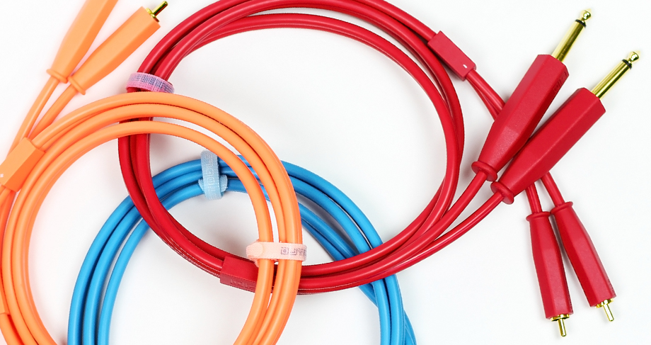 DJTT Chroma Cables Audio 1/4 - RCA Neon Orange по цене 2&nbsp;750 ₽