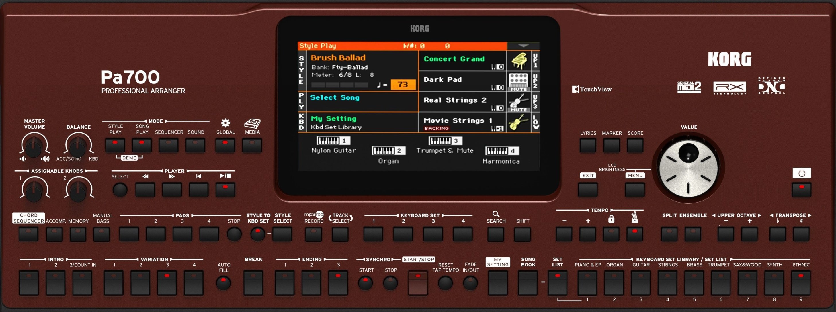 Korg PA700 по цене 203&nbsp;990 ₽