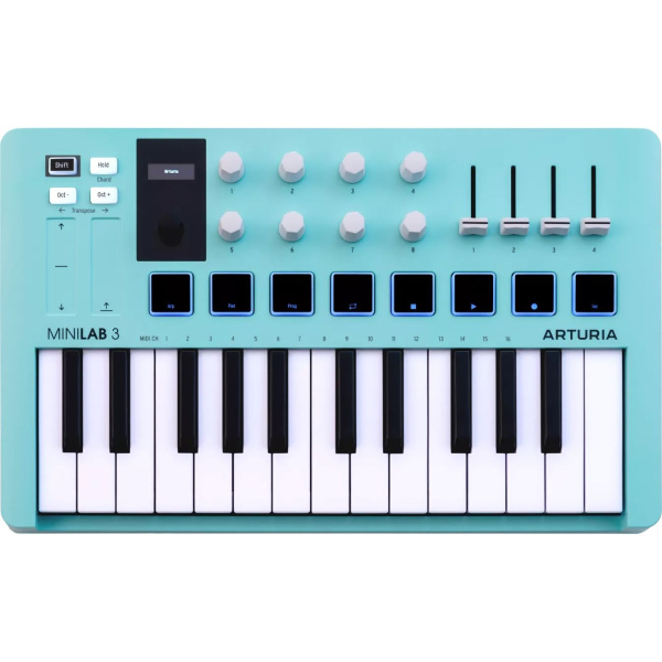 Arturia MiniLAB 3 Aquamarine по цене 10&nbsp;660 ₽