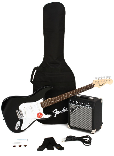 Fender Squier Stratocaster Pack Black по цене 55&nbsp;090 ₽