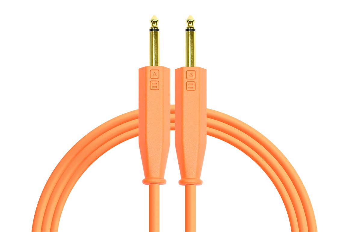 DJTT Chroma Cables Audio 1/4 - RCA Neon Orange по цене 2&nbsp;750 ₽
