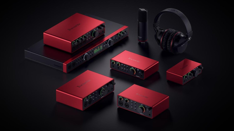 FOCUSRITE | В линейке Scarlett четвертого поколения появились 3 новые модели
