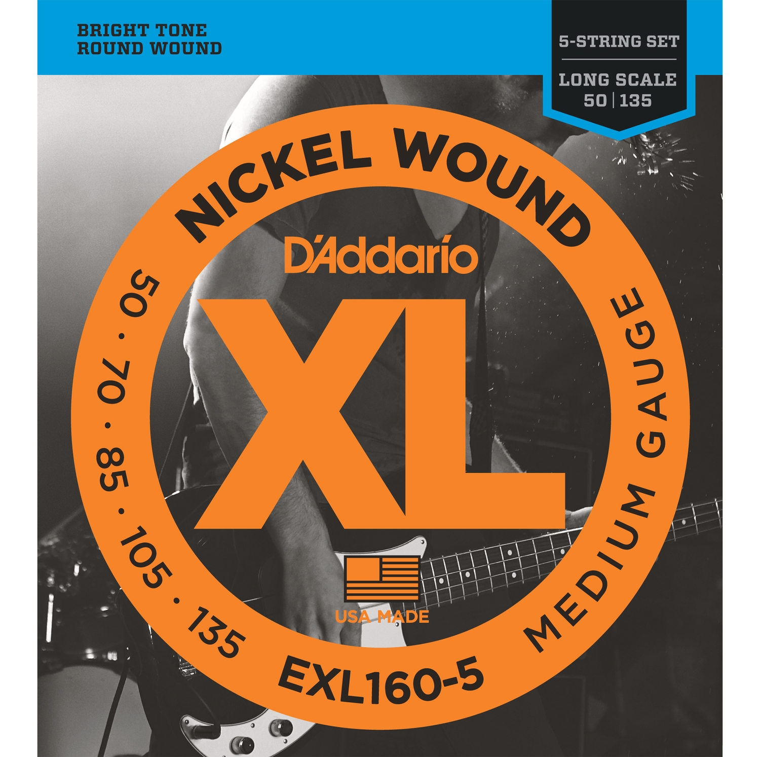 D'Addario EXL160-5 по цене 3&nbsp;140 ₽