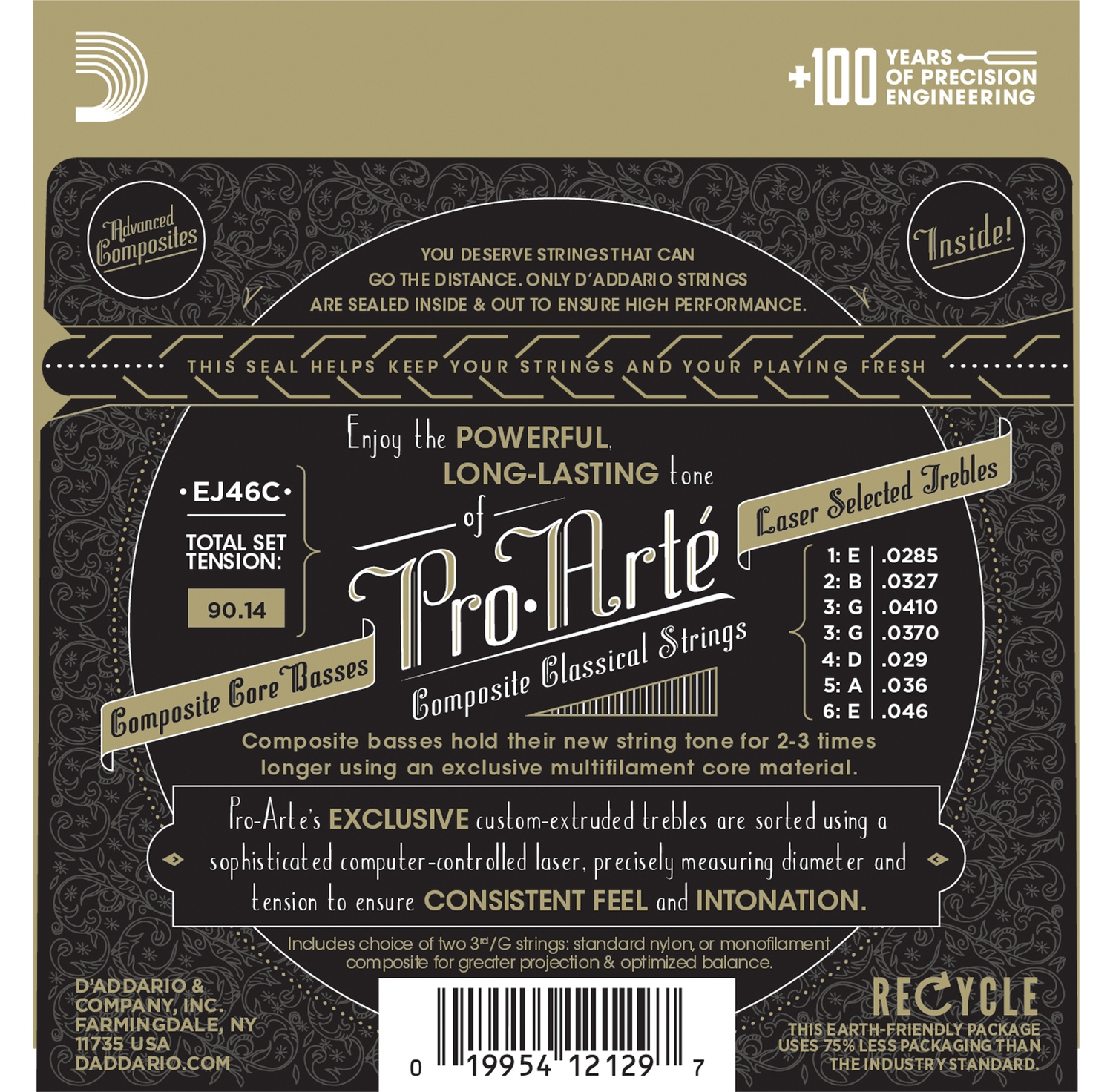 D'Addario EJ46C по цене 1&nbsp;750 ₽