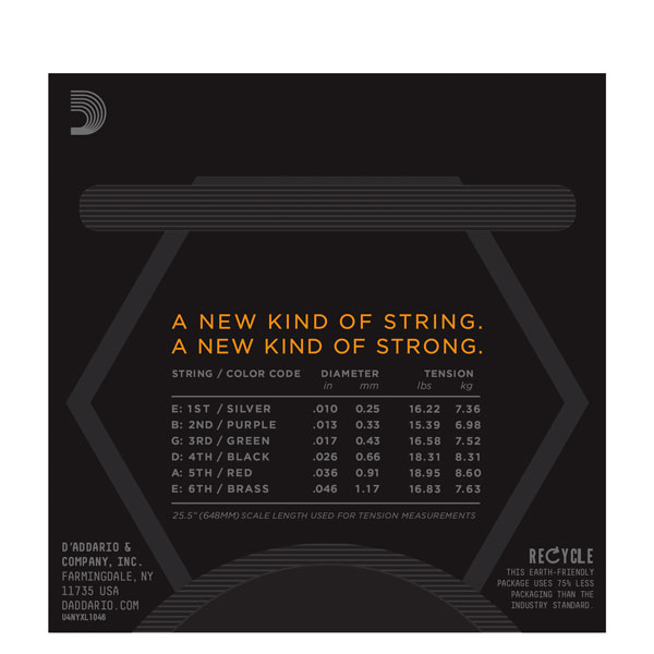 D'Addario NYXL1046 по цене 1&nbsp;750 ₽