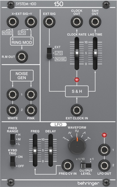 Behringer SYSTEM 100 150 RING MOD/NOISE/ S&H/LFO по цене 12&nbsp;790 ₽