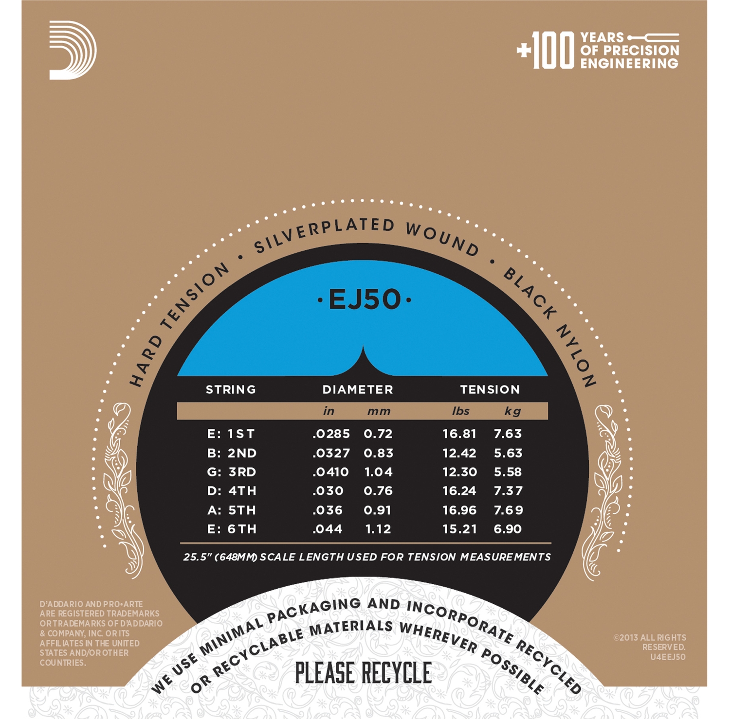 D'Addario EJ50 по цене 1&nbsp;750 ₽
