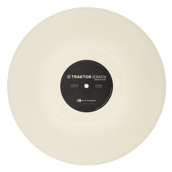 Native Instruments Traktor Scratch Pro Control Vinyl White Mk2 по цене 3&nbsp;600 ₽