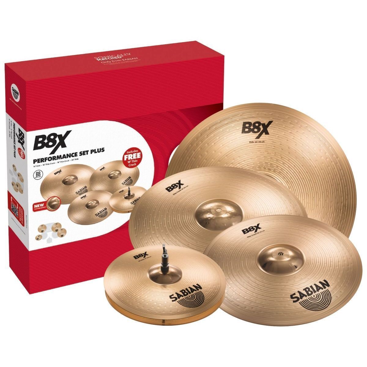 Sabian B8X Performance Set Plus по цене 54&nbsp;390 ₽