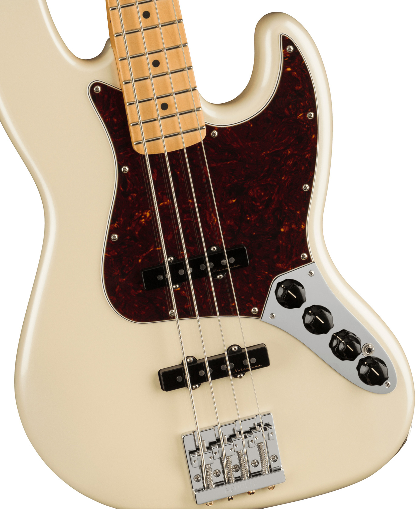 Fender Player Plus Active Jazz Bass MN Olympic Pearl по цене 188&nbsp;000 ₽