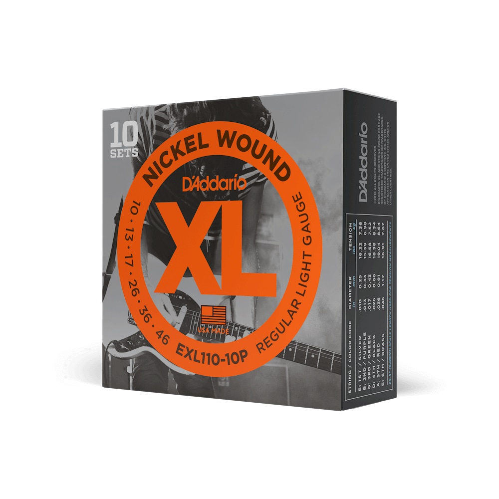 D'Addario EXL110-10P по цене 10&nbsp;180 ₽