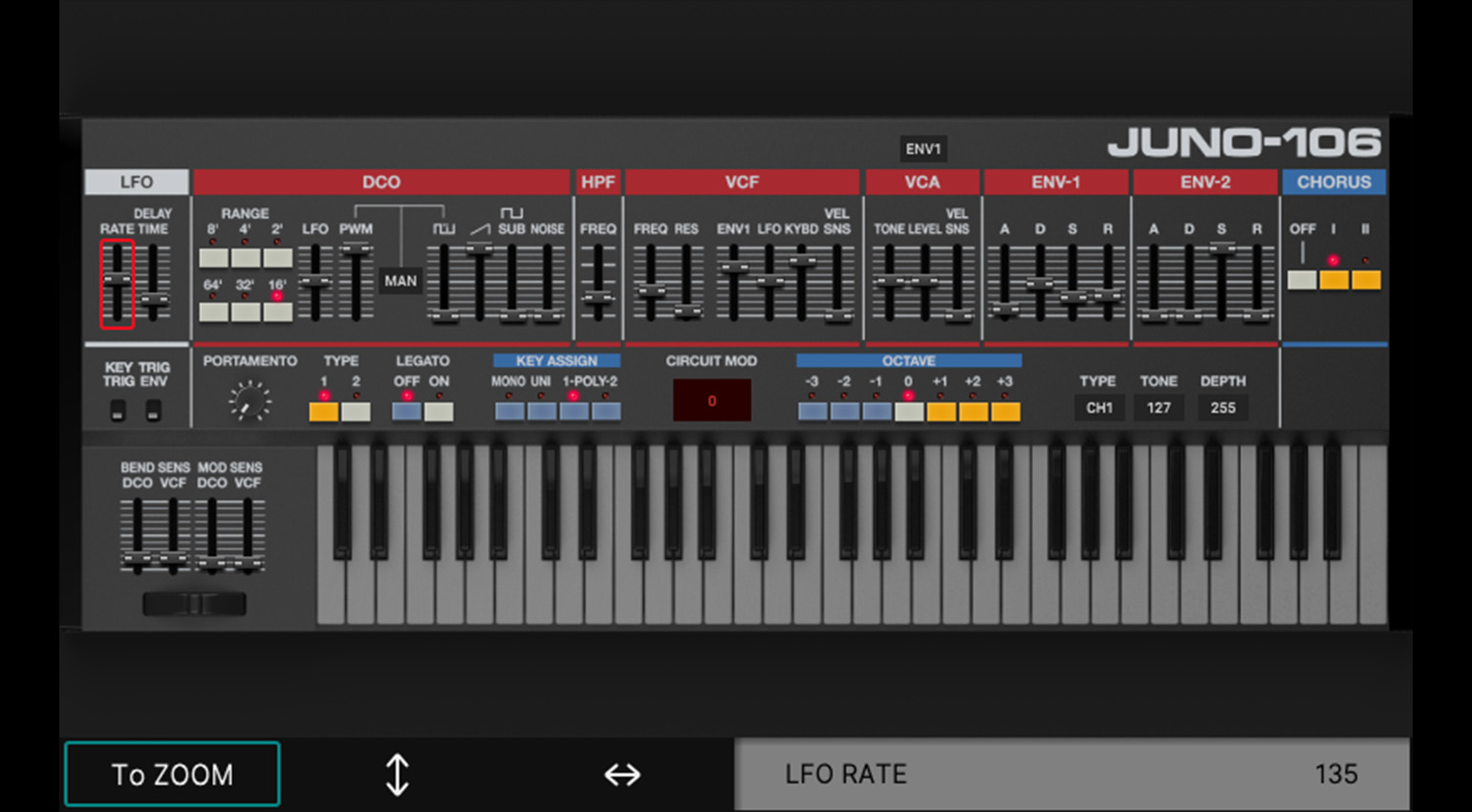 Juno-106 ACB для FANTOM EX