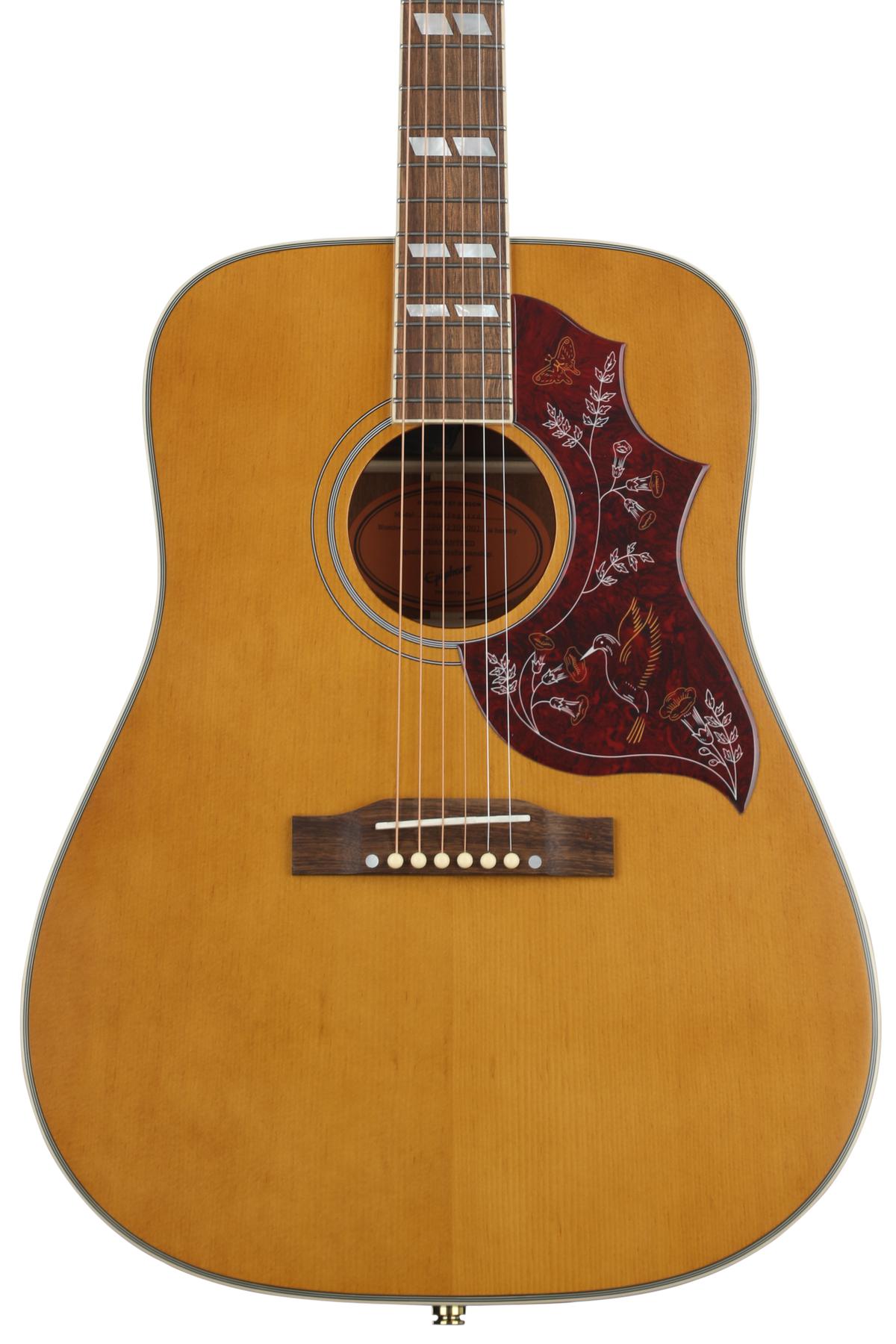 Epiphone Hummingbird Aged Antique Natural по цене 204&nbsp;000 ₽