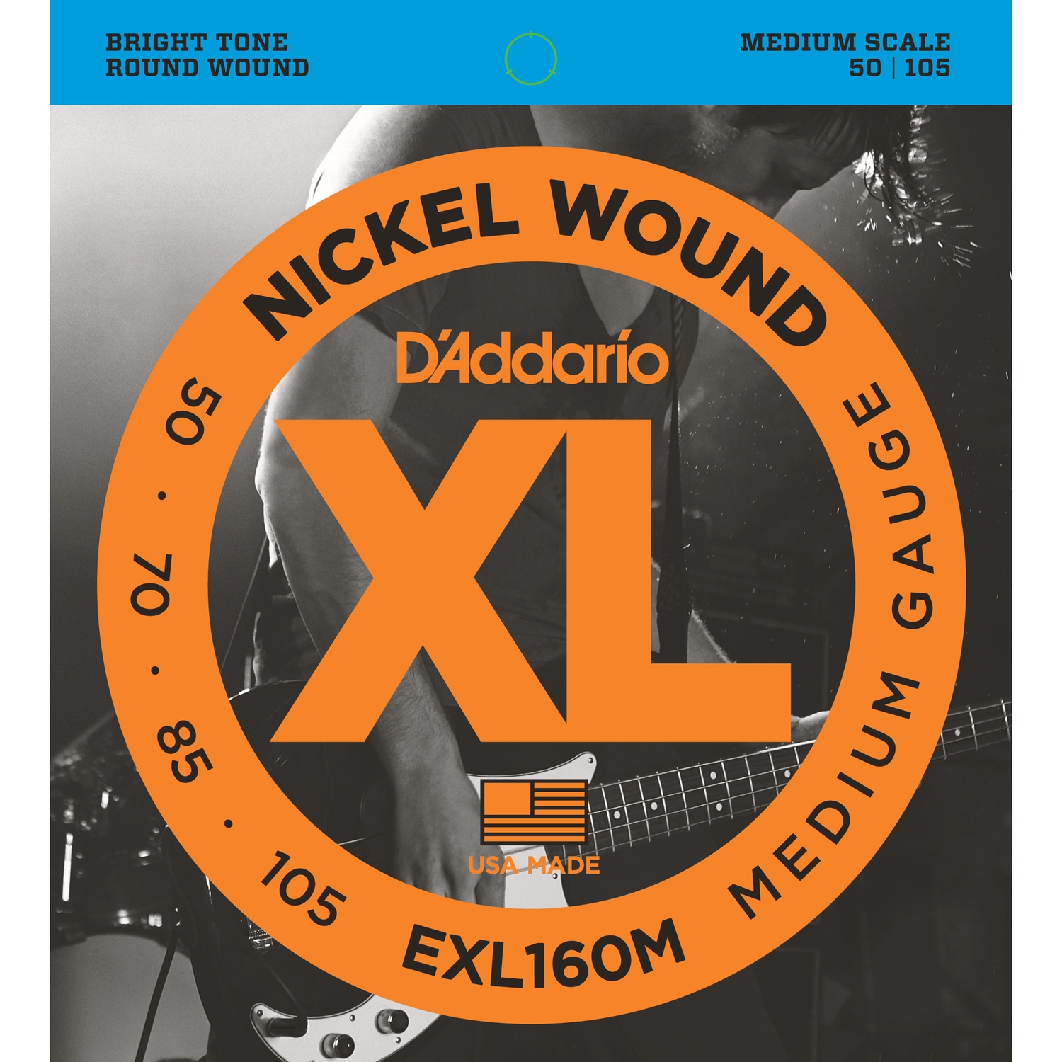 D'Addario EXL160M по цене 2&nbsp;450 ₽
