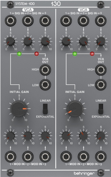 Behringer SYSTEM 100 130 DUAL VCA по цене 15&nbsp;690 ₽