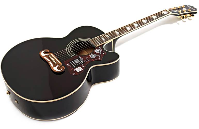 Epiphone J-200 EC Studio Black по цене 114&nbsp;000 ₽
