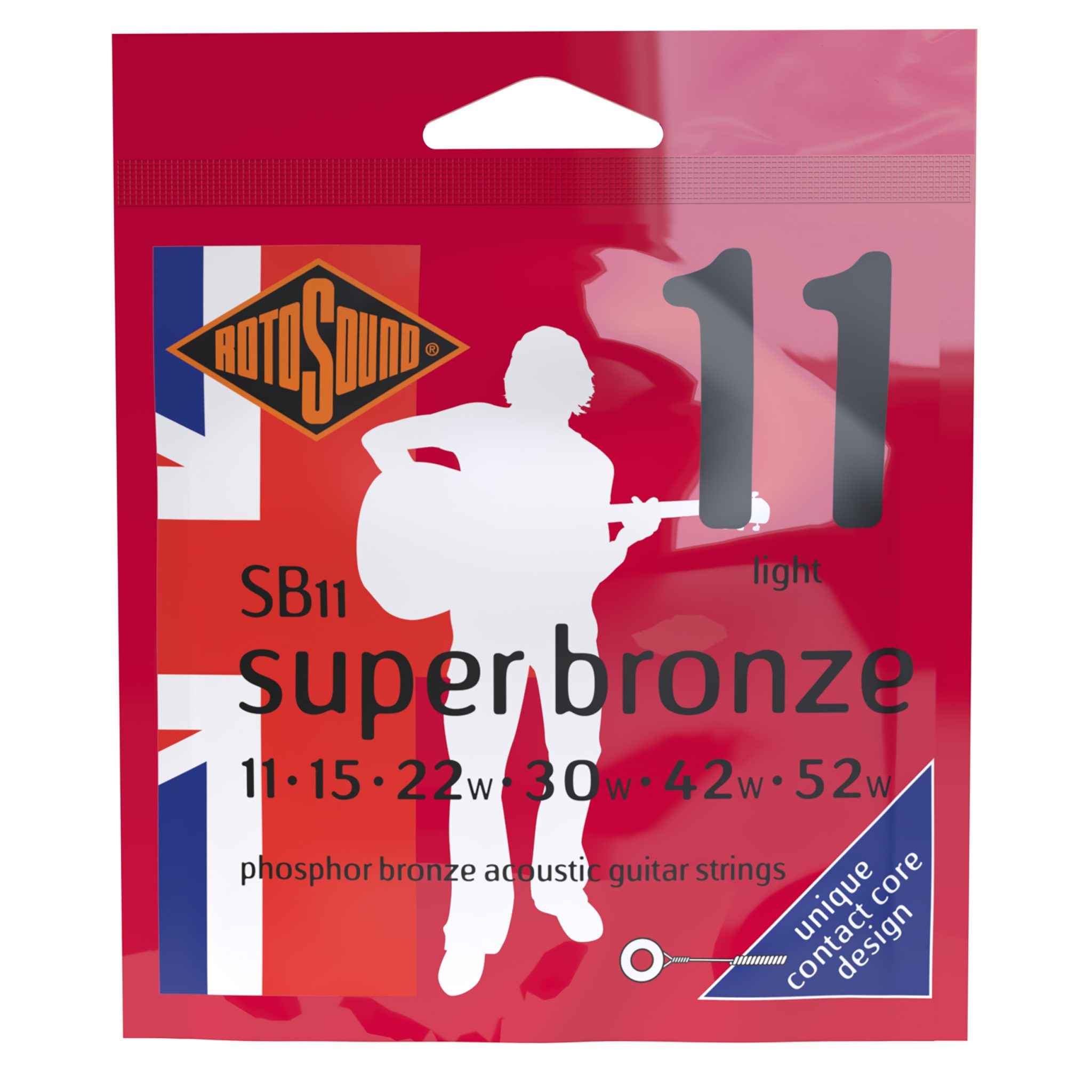 Rotosound SB11 Strings Phosphor Bronze по цене 880 ₽