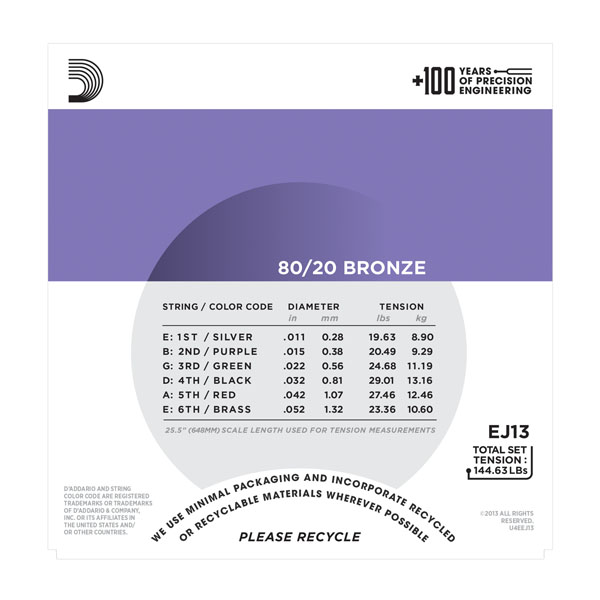 D'Addario EJ13 по цене 790 ₽