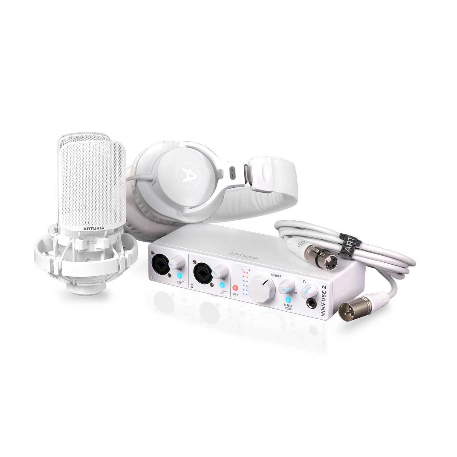 Arturia MiniFuse Recording Pack White по цене 26&nbsp;340 ₽