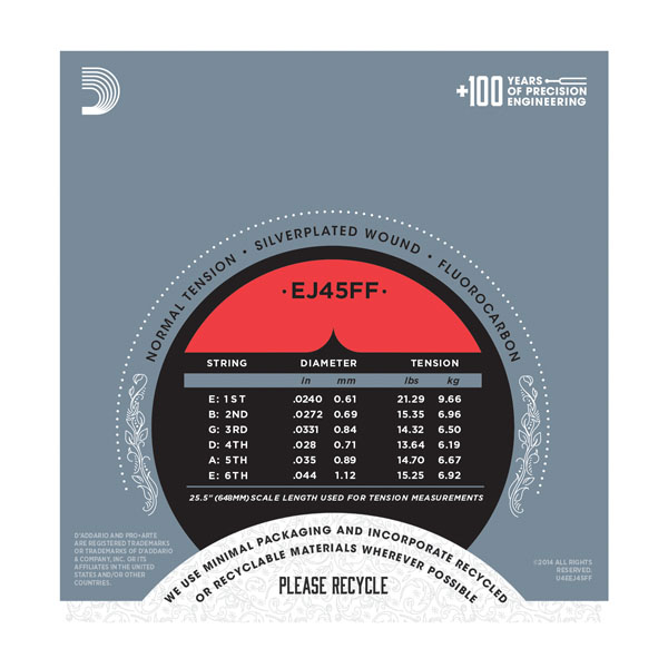 D'Addario EJ45FF по цене 2&nbsp;390 ₽