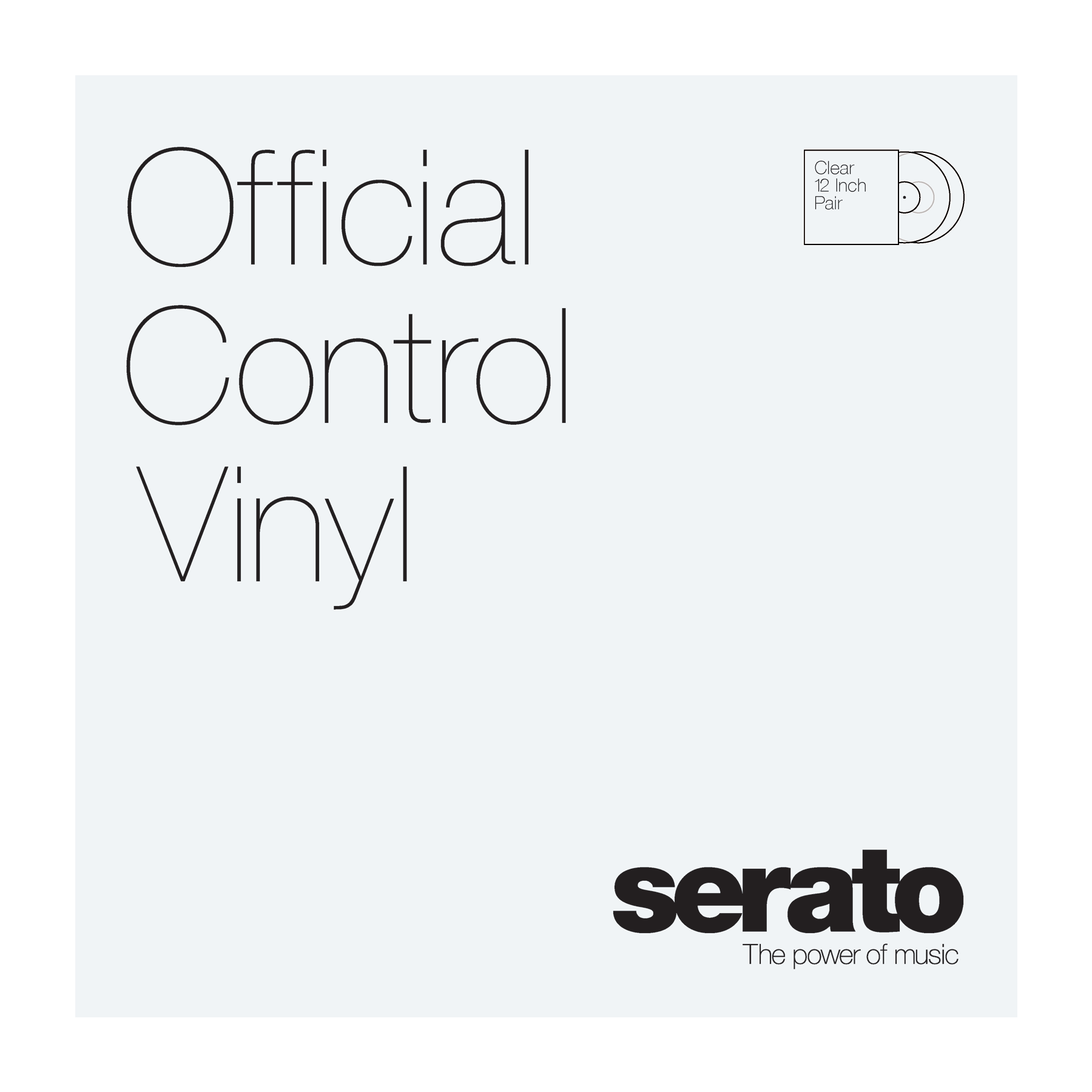Serato 12" Control Vinyl Performance Series (пара) - Clear по цене 4&nbsp;480 ₽