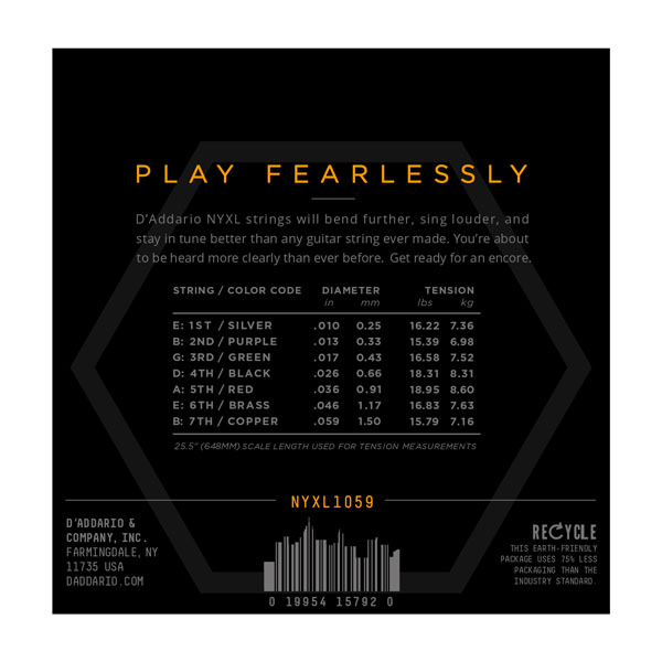 D'Addario NYXL1059 по цене 3&nbsp;290 ₽