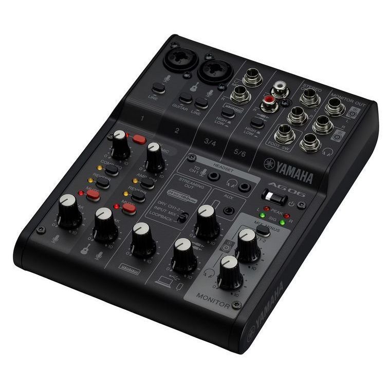 Yamaha AG06MK2 Black по цене 28&nbsp;060 ₽