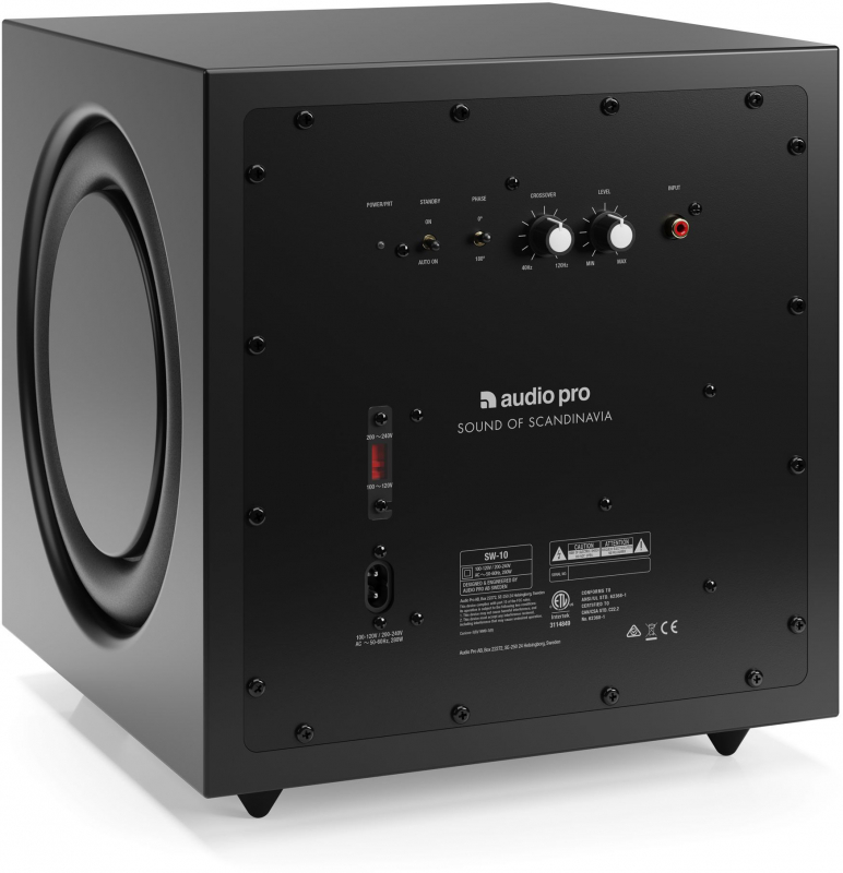 Audio Pro SW-10 Black по цене 37&nbsp;390 ₽