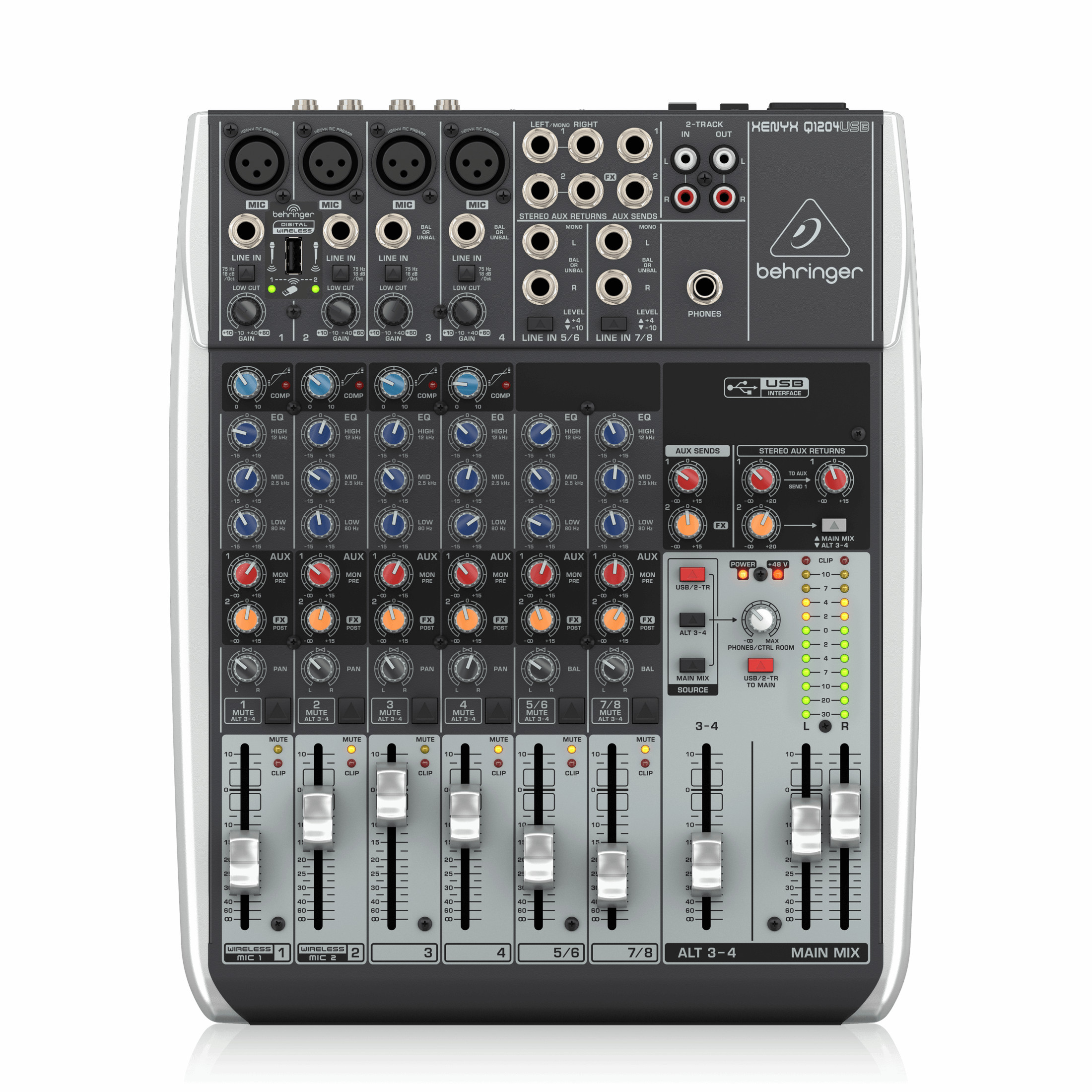 Behringer XENYX Q1204USB по цене 17&nbsp;990 ₽
