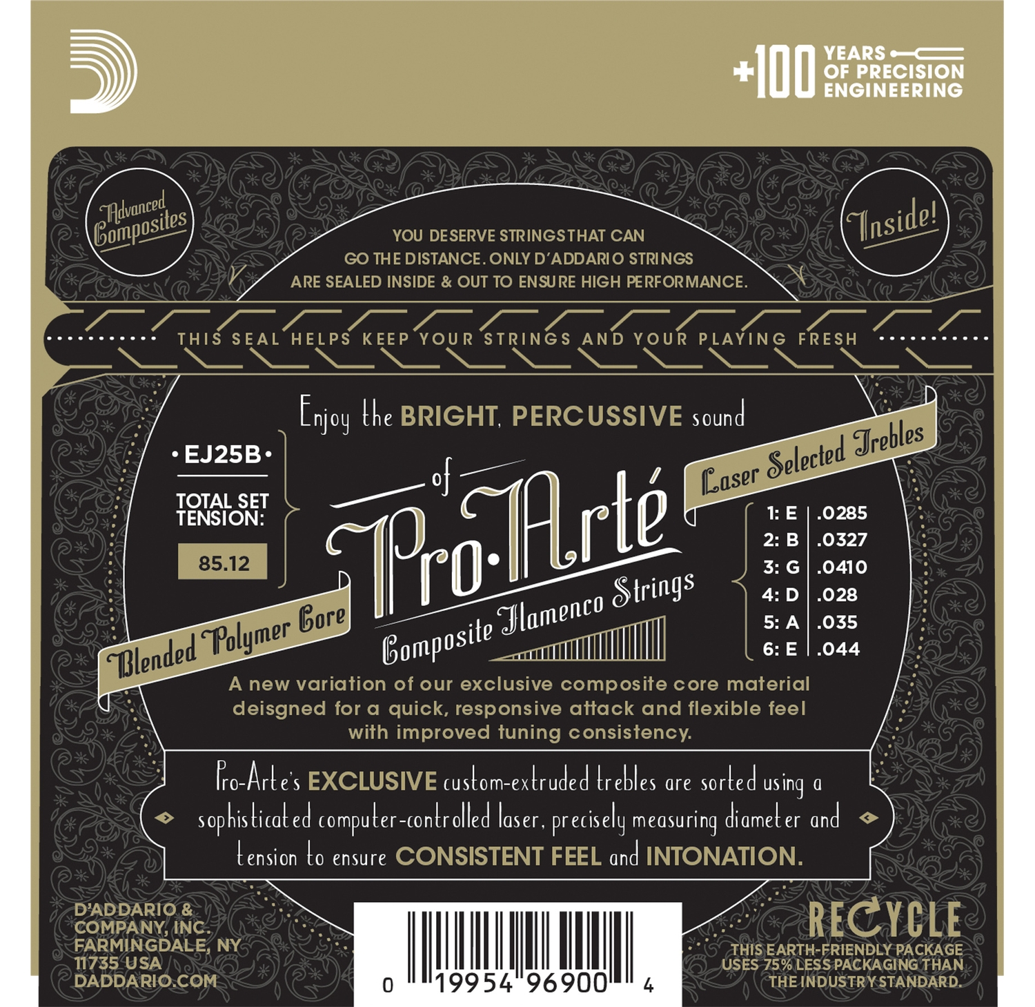 D'Addario EJ25B Flamenco по цене 3&nbsp;490 ₽