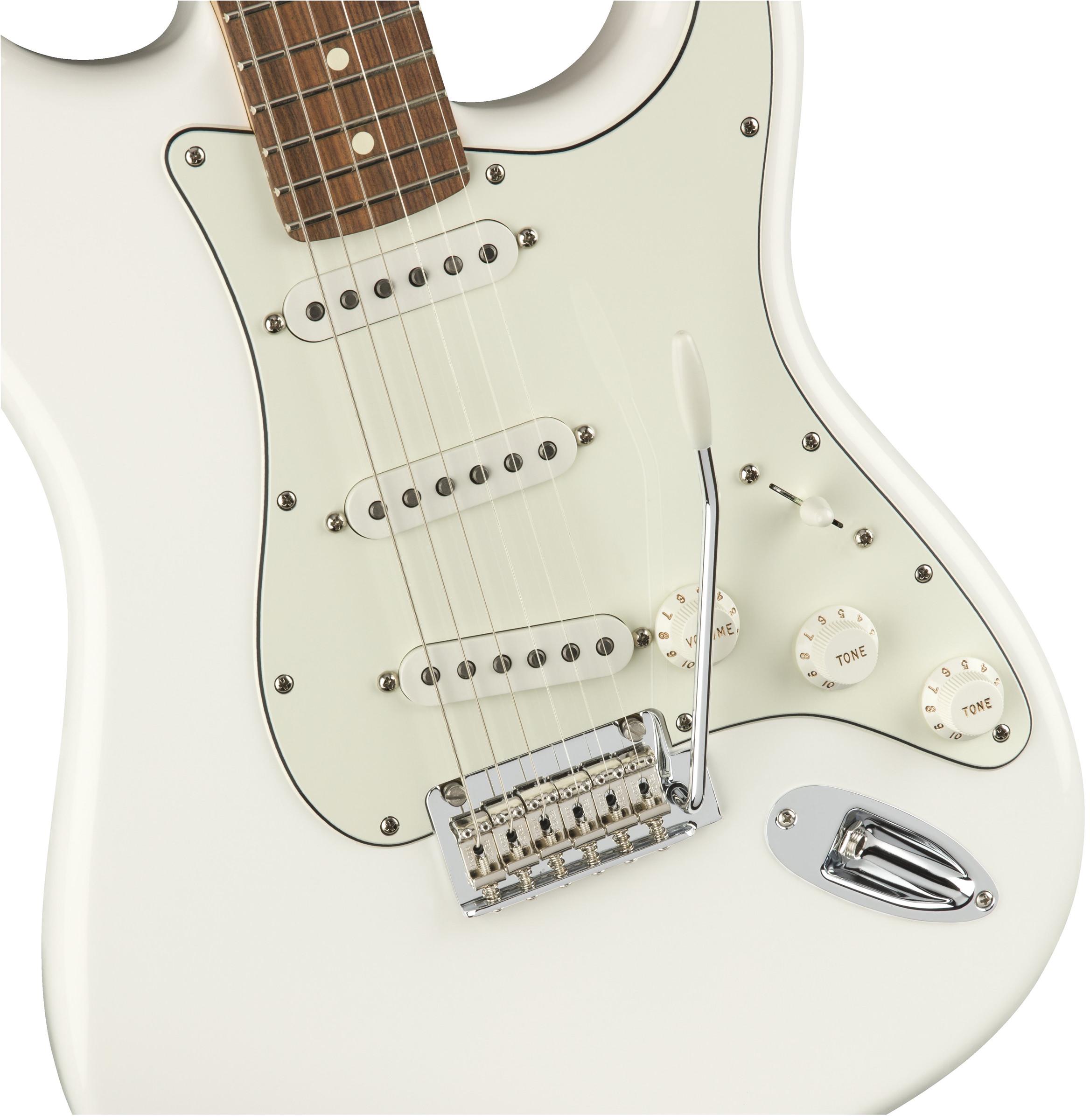 Fender Player Stratocaster PF Polar White по цене 132&nbsp;390 ₽