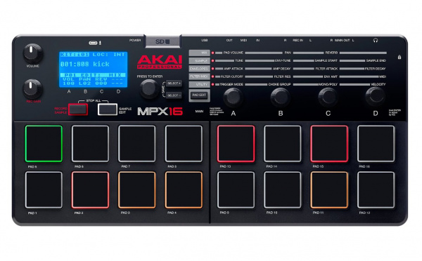 AKAI PRO MPX16 по цене 23&nbsp;870 ₽