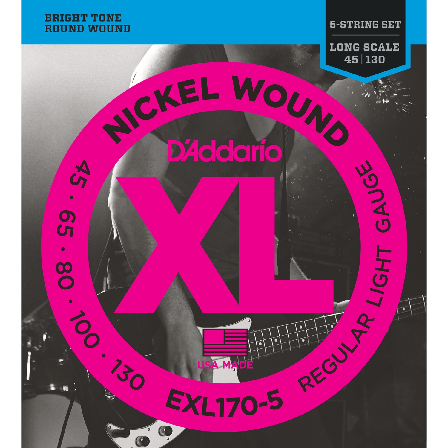 D'Addario EXL170-5 по цене 4&nbsp;780 ₽