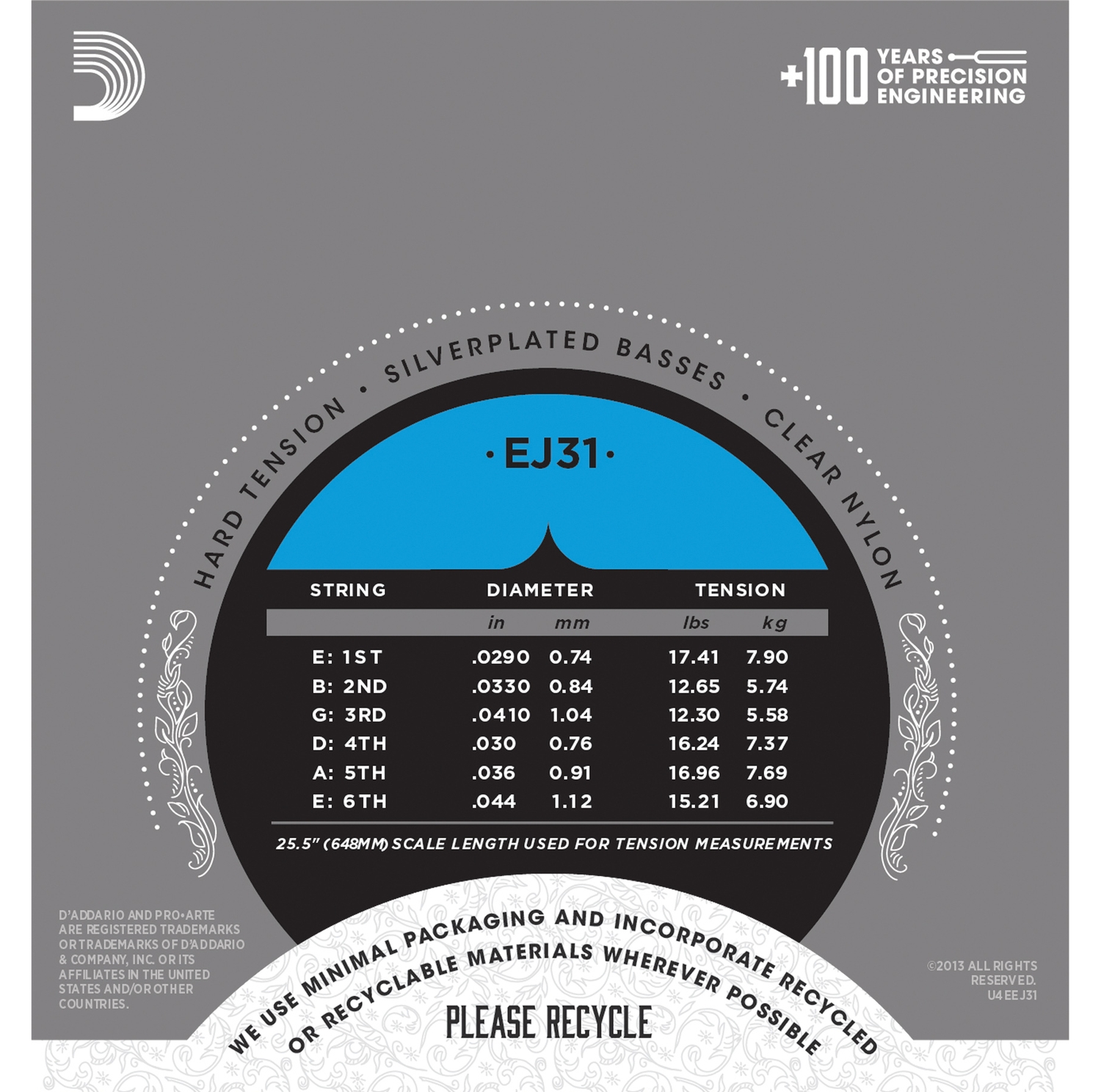 D'Addario EJ31 по цене 1&nbsp;030 ₽