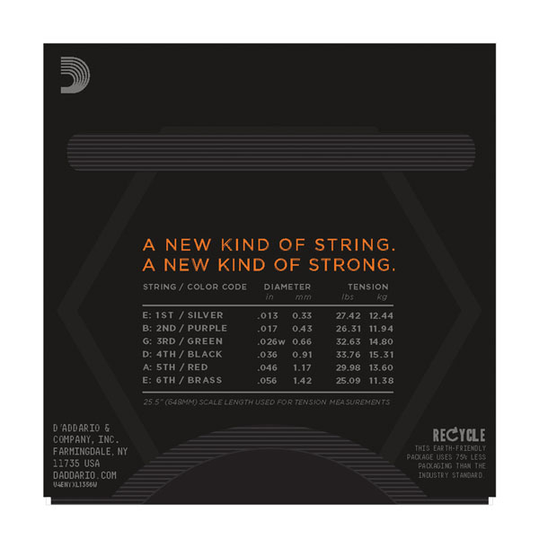 D'Addario NYXL1356W по цене 2&nbsp;310 ₽