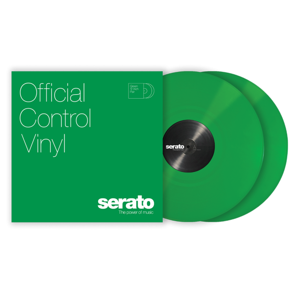 Serato 12" Control Vinyl Performance Series (пара) - Green по цене 4&nbsp;480 ₽