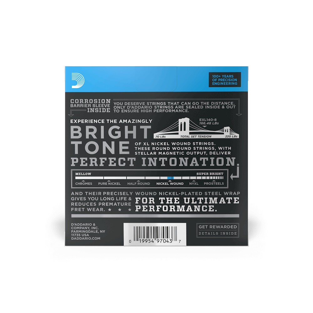 D'Addario EXL140-8 по цене 2&nbsp;150 ₽