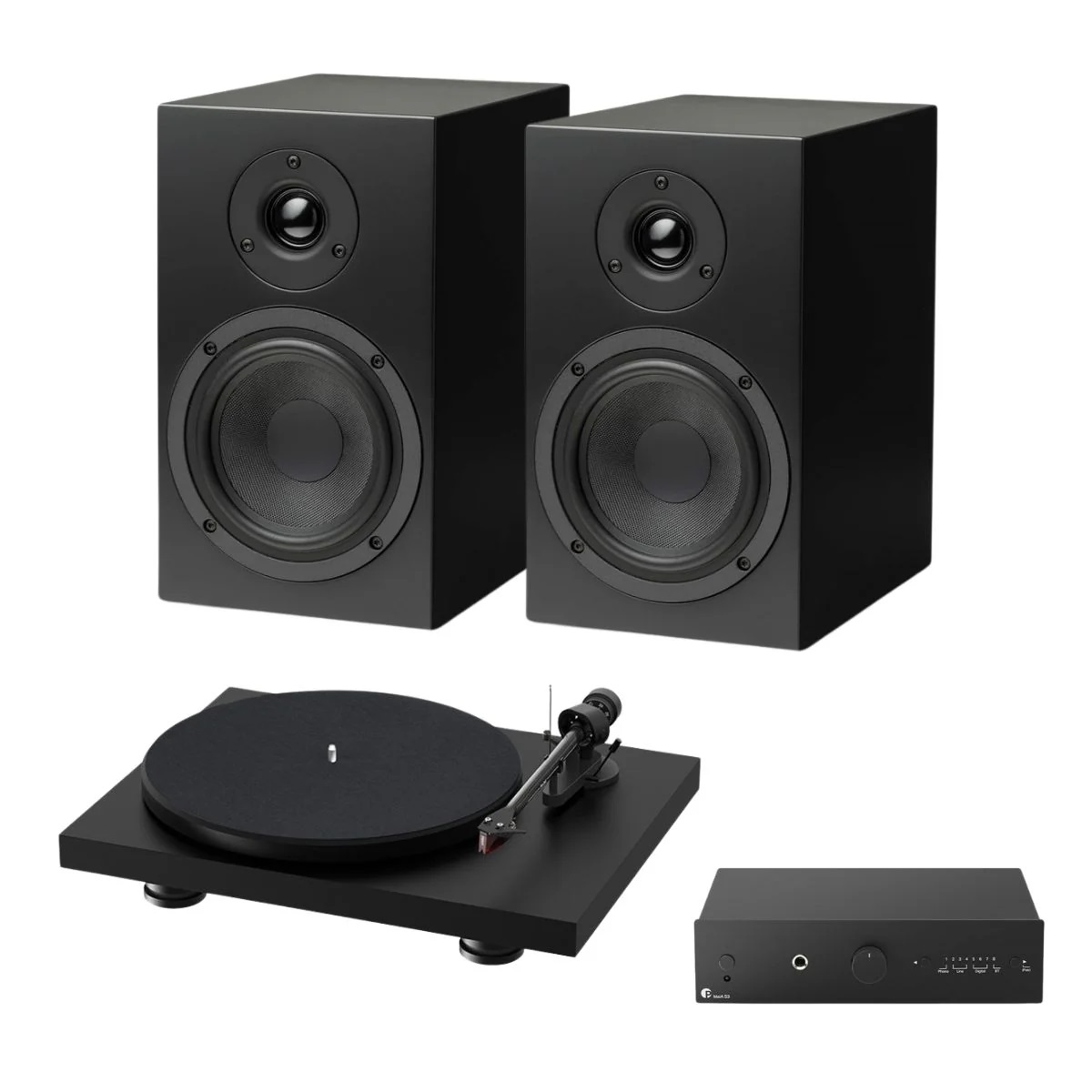 Pro-Ject Colourful Audio System E Black по цене 159&nbsp;500.00 ₽
