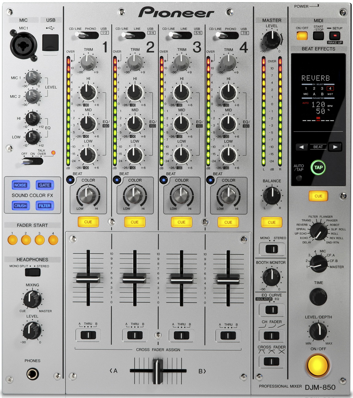 Аренда пульта микшерного Pioneer DJM-850 по цене 2 500.00 ₽