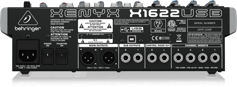 Behringer XENYX X1622USB по цене 25&nbsp;460 ₽