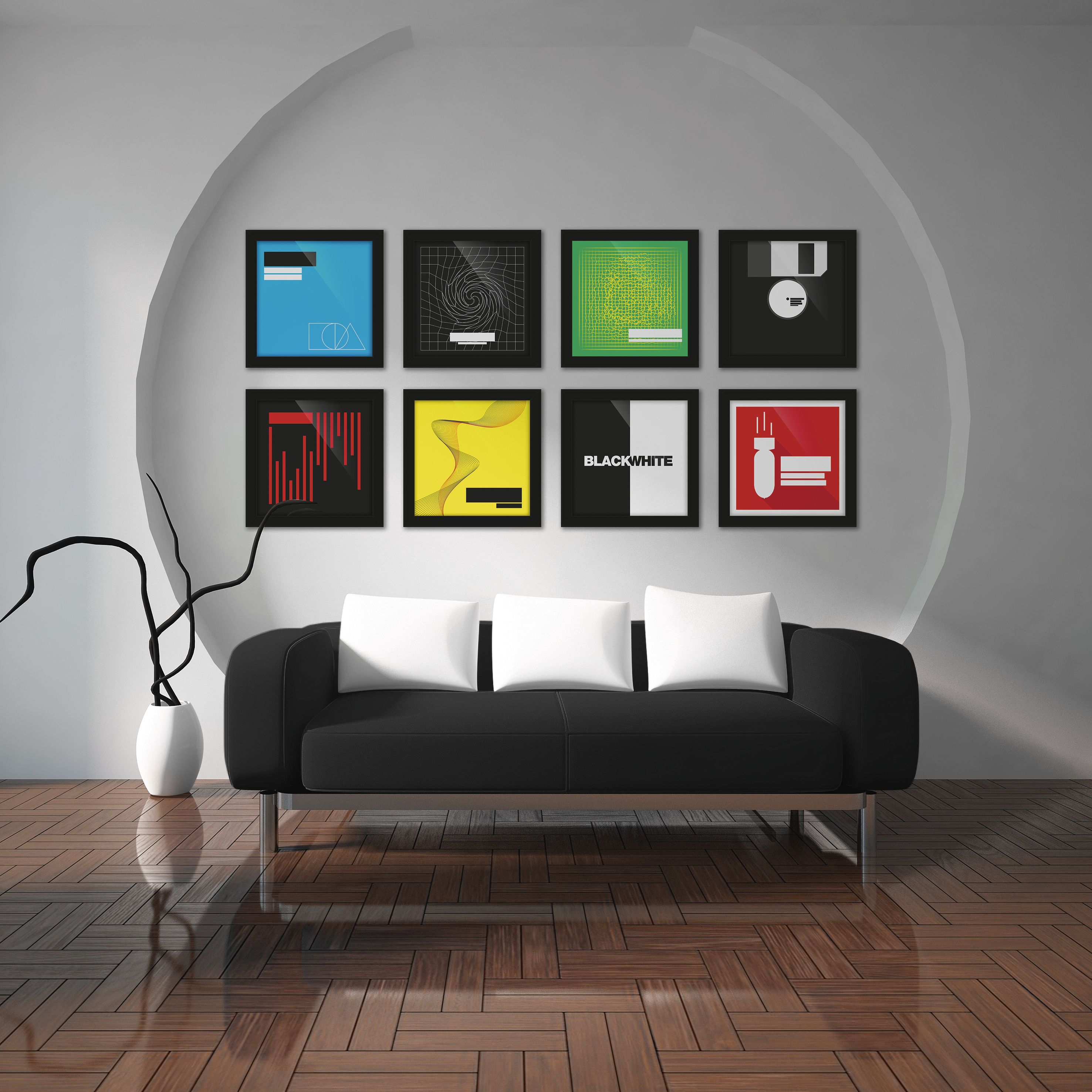 Glorious Vinyl Frame Set 12" Black по цене 5&nbsp;260 ₽