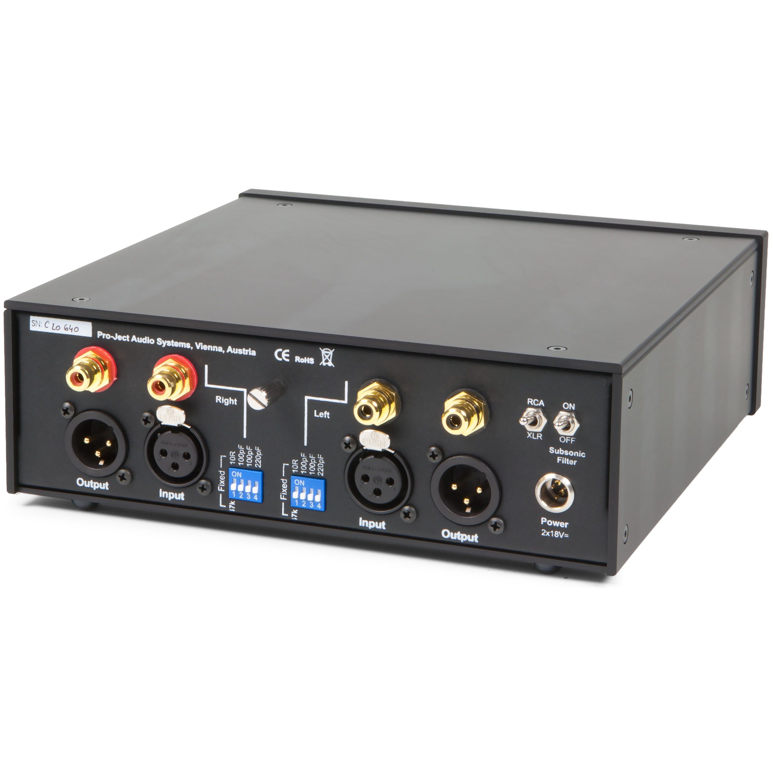 Pro-Ject Phono Box RS Black по цене 143&nbsp;710 ₽