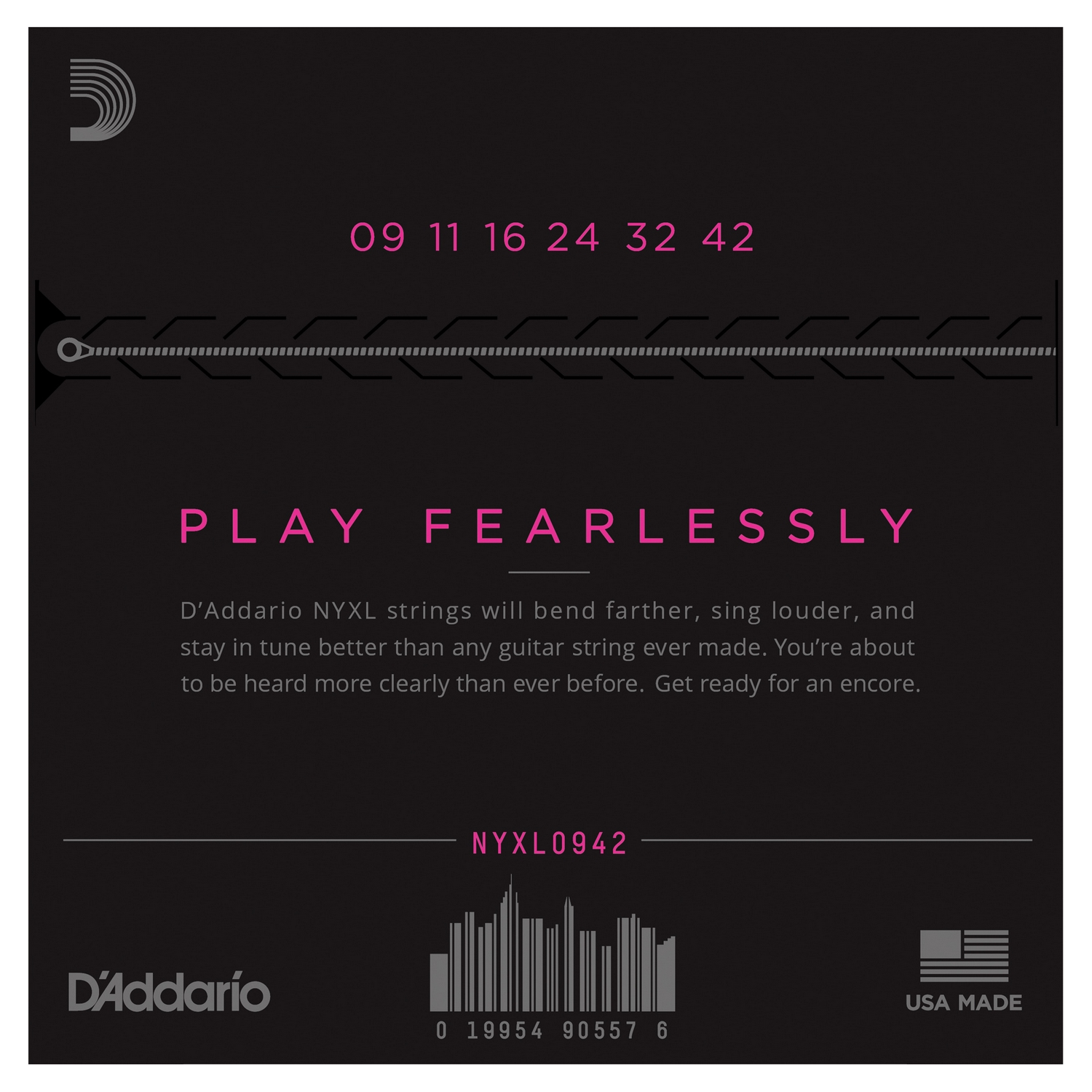 D'Addario NYXL0942 по цене 1&nbsp;910 ₽