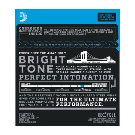 D'Addario EXL130 по цене 870 ₽