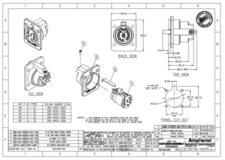 Amphenol AP421 по цене 1&nbsp;260 ₽