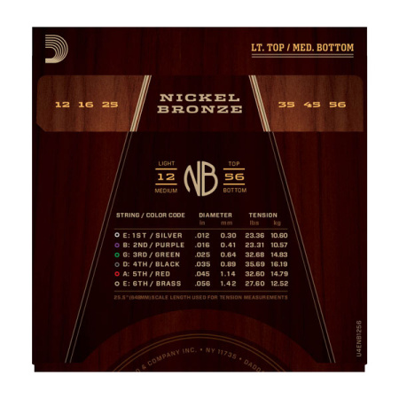 D'Addario NB1256 по цене 1&nbsp;350 ₽