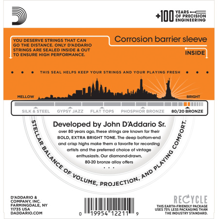 D'Addario EJ10 по цене 790 ₽