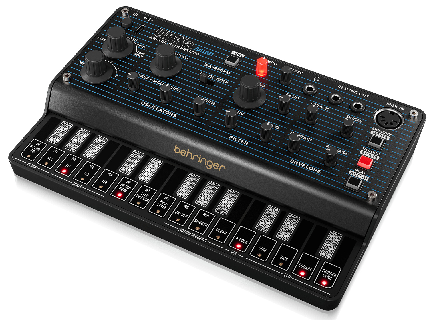 UB-Xa Mini — новый компактный синтезатор от Behringer 