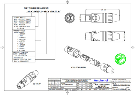 Amphenol AX5F по цене 1&nbsp;260 ₽