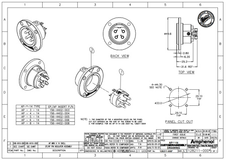 Amphenol AP-4-14 по цене 690 ₽